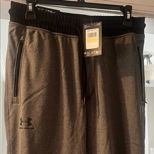 Under Armour Charcoal Joggers with Black Accents